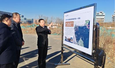 藍天集團到海上世界、夾河·幸福新城調研交流